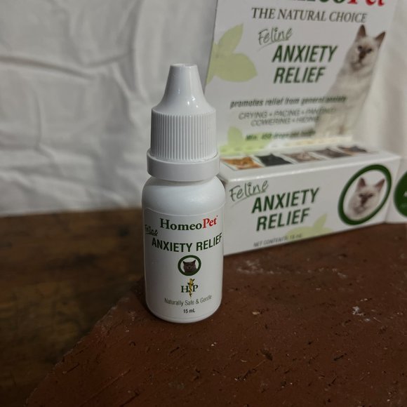 HomeoPet Anxiety Relief Drops - NEW IN BOX Homeopathic Cat Support Travel - Picture 4 of 4
